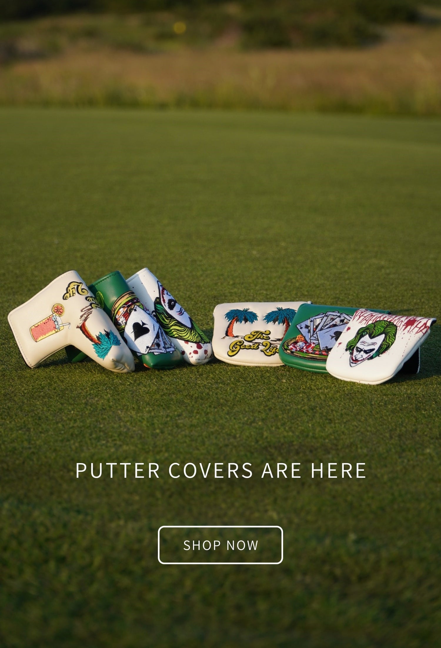 Putter headcovers for golf