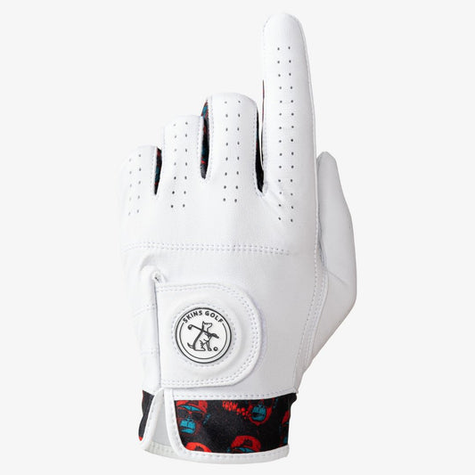 Unique leather golf glove with cool gorilla design