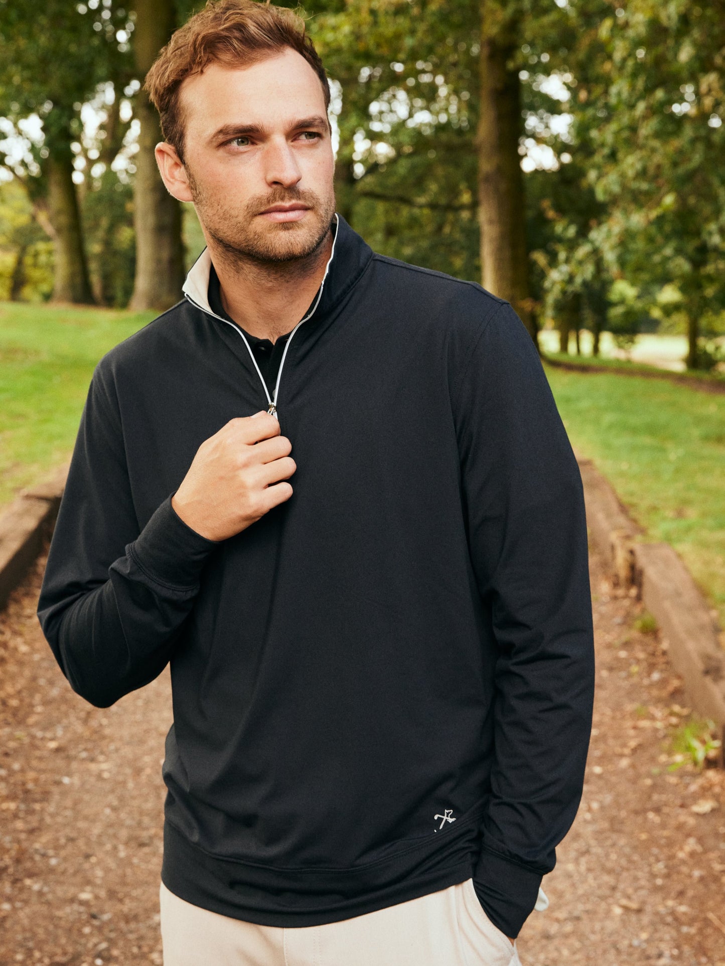 Black Golf Q-Zip