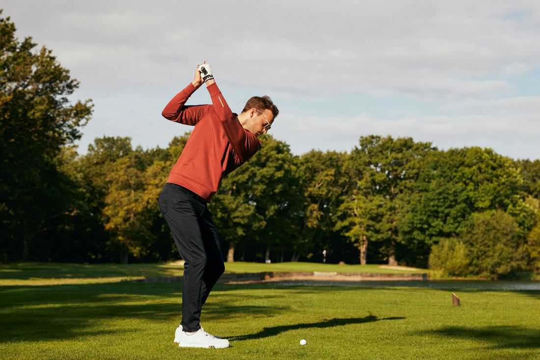 Golf hoodie in Auburn colour