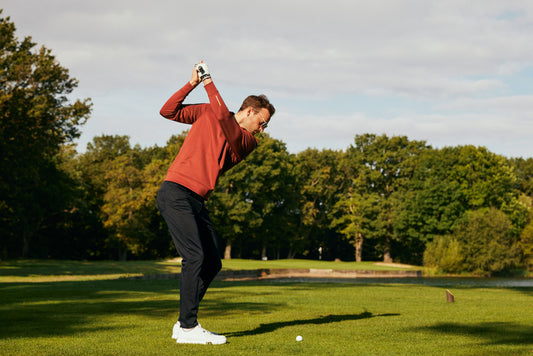 Golf hoodie in Auburn colour