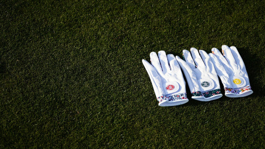 Three Golf Gloves