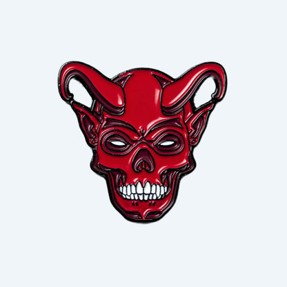 golf ball marker with devil design