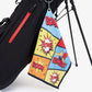 Close up of graffiti golf towel