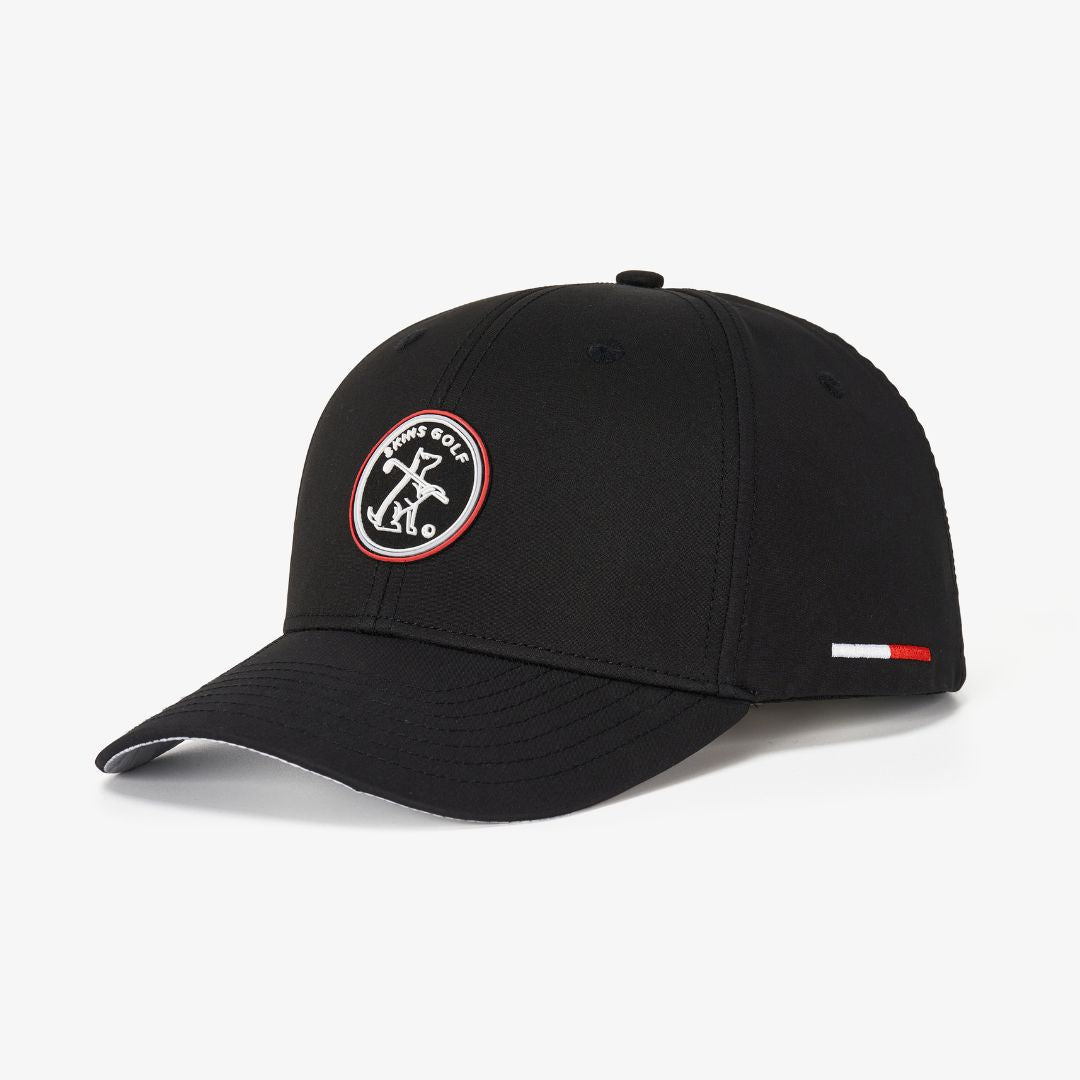 black golf cap