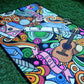 hippie style golf towel