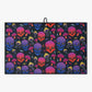 Golf towel with colourful skulls