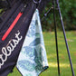 Golf towel with botanical pattern