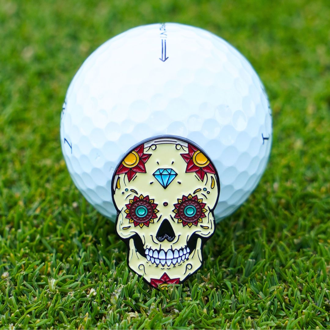 Cool skull ball marker