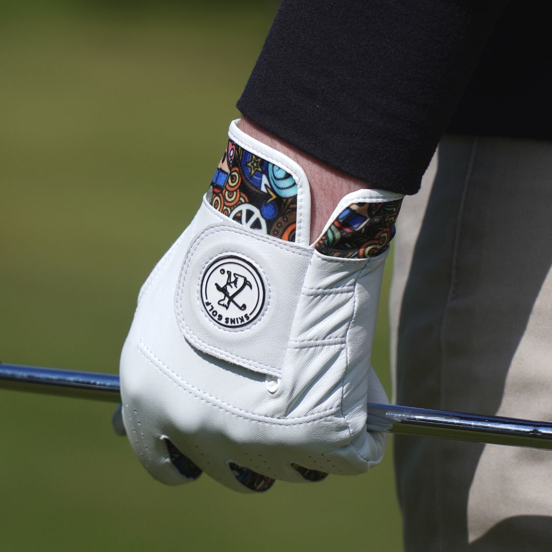 Hippie style golf glove