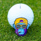 Cool gorilla themed golf ball marker