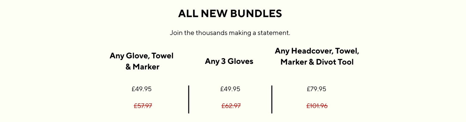 Skins Golf Bundles