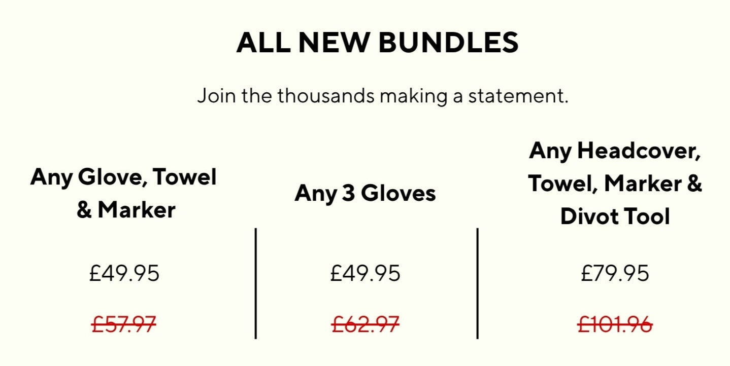Skins Golf Bundles