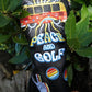 Unique golf head cover in black