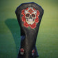 Golf head cover with skull design