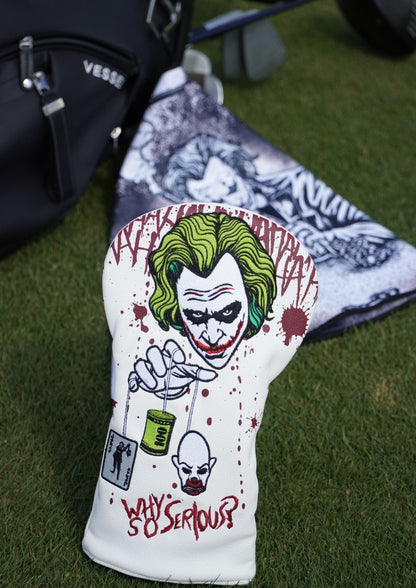 Cool joker golf headcover 