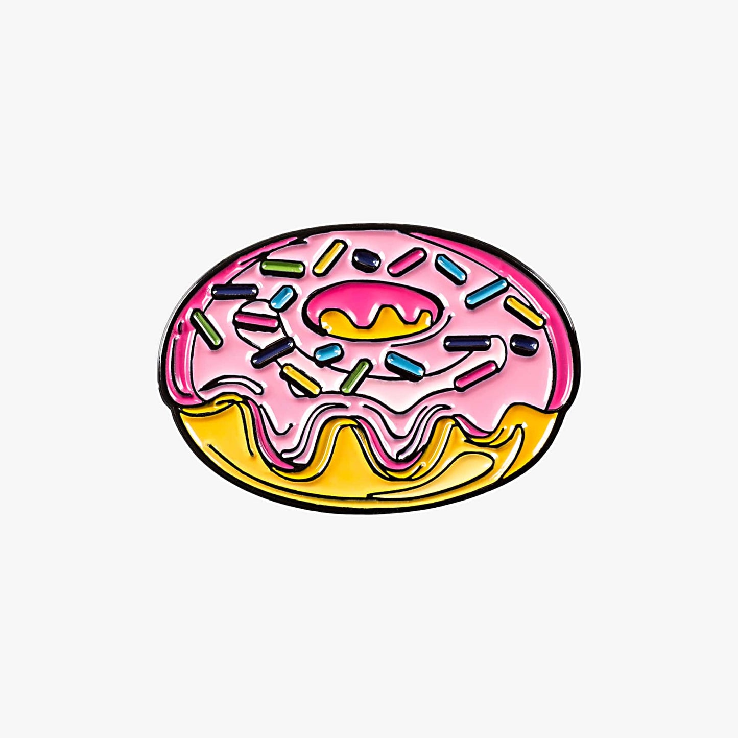 Cool ball marker for golf with donut design