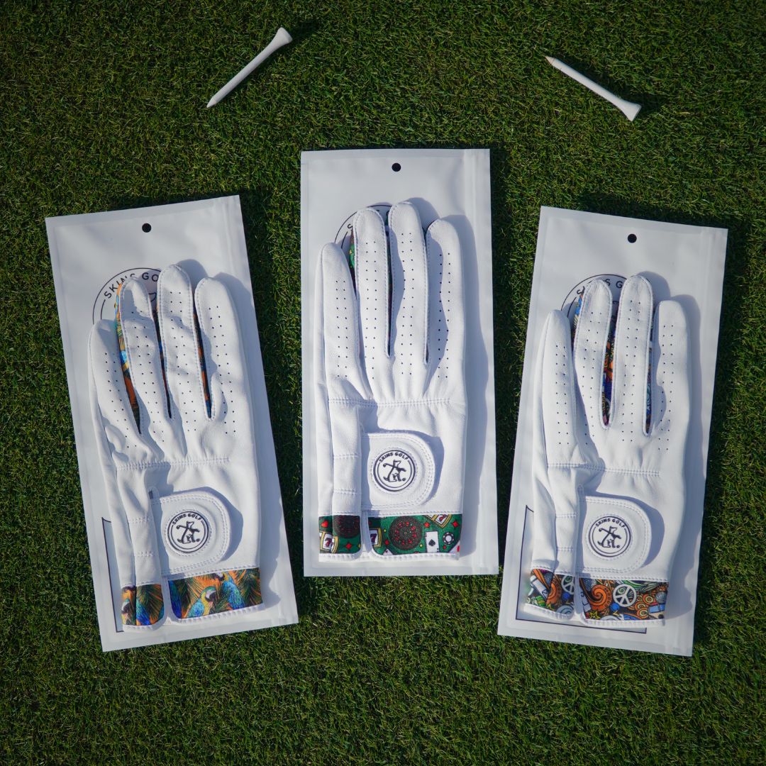 Three Golf Gloves