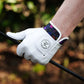 Cool golf glove with colourful skull design
