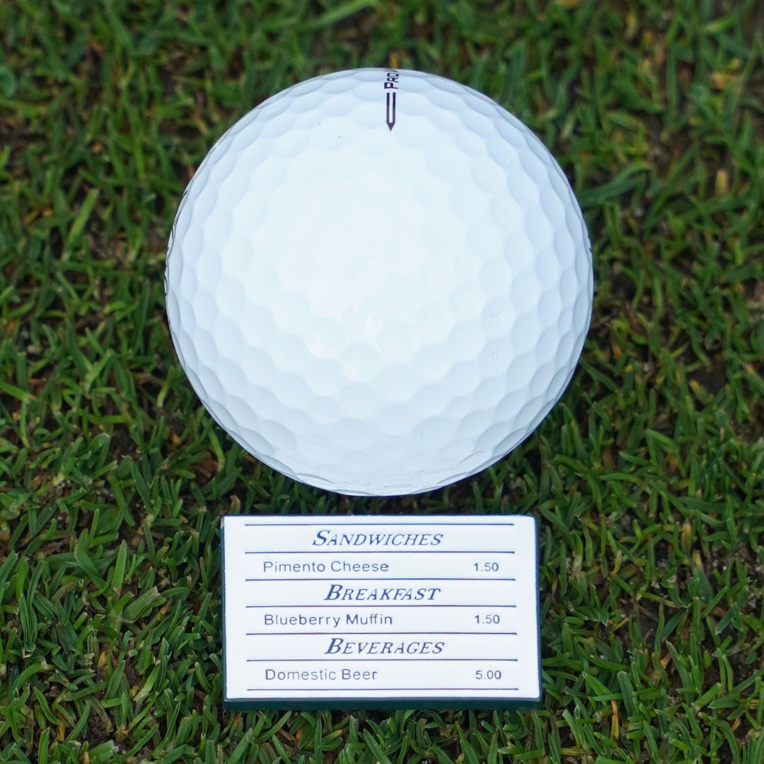 Golf Ball marker with menu