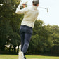 Golfer taking a shot