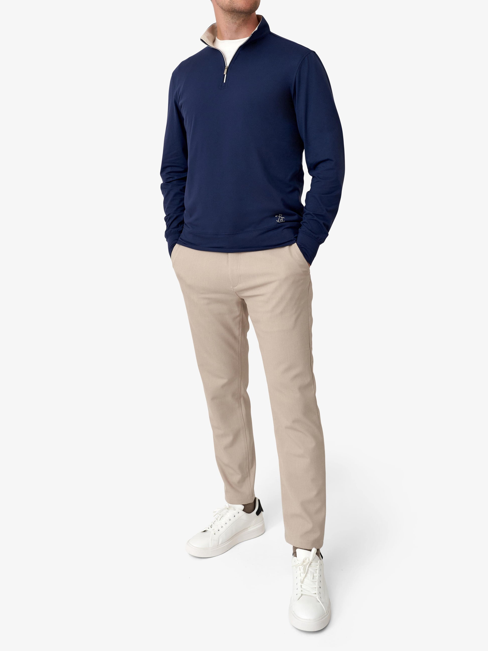 Navy Q-zip for Golf